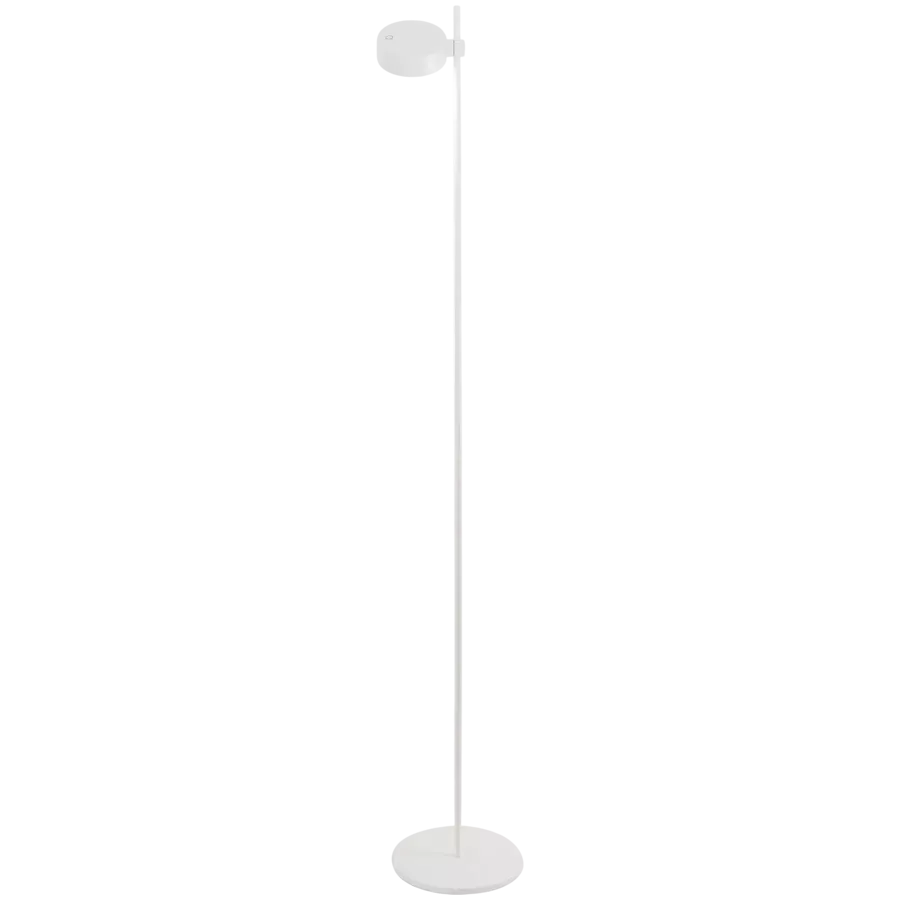 ZAFFERANO SUPER O FLOOR LAMP 1 L. 250x1600mm. MATT WHITE 3.5W 27/31/40K-5Vdc — Image №1