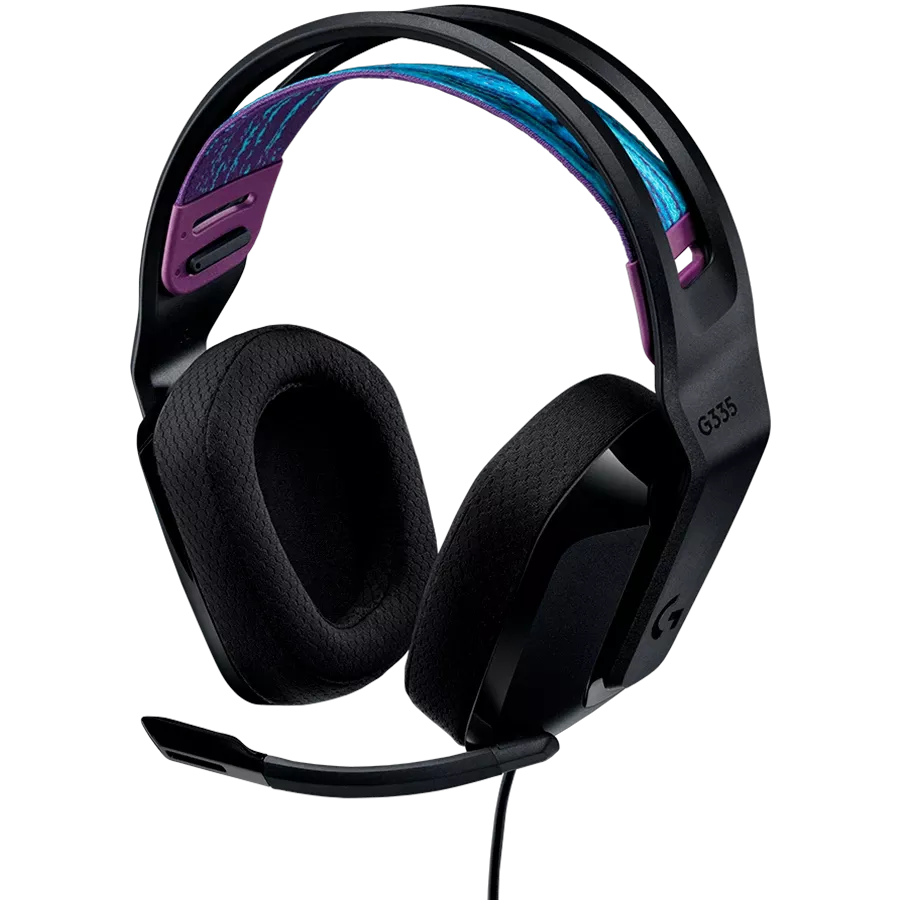 Гарнітура LOGITECH G335 Wired Gaming Black (L981-000978) — Зображення №1