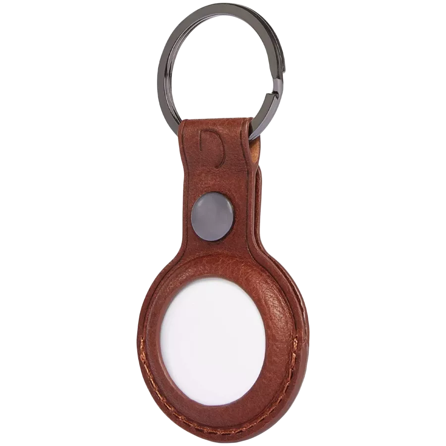 DECODED LEATHER KEYCHAIN, Cinammon — Image №2