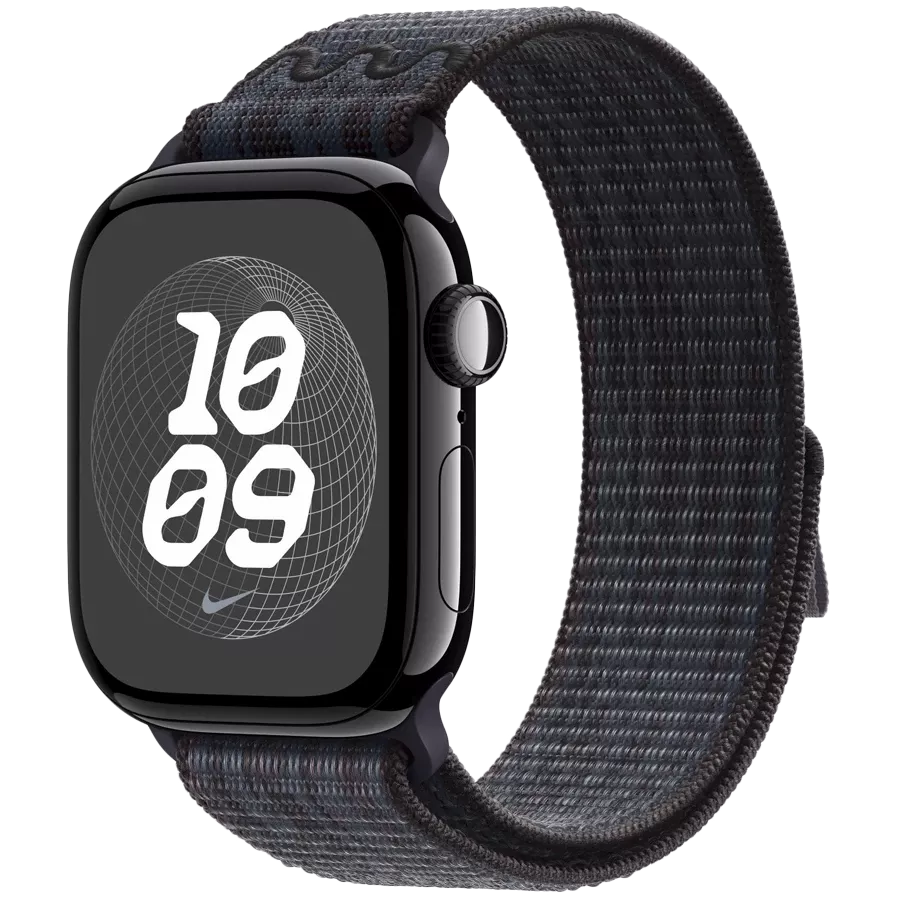 Band Extension APPLE 42mm Nike Sport Loop Nike Sport Loop Чёрный/Cиний за Apple Watch 38/42 mm — Зображення №2