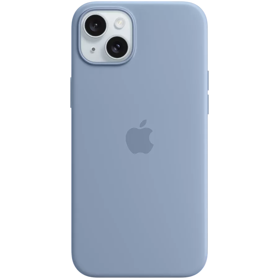 APPLE Silicone Case with MagSafe Winter Blue for iPhone 15 Plus — Image №1