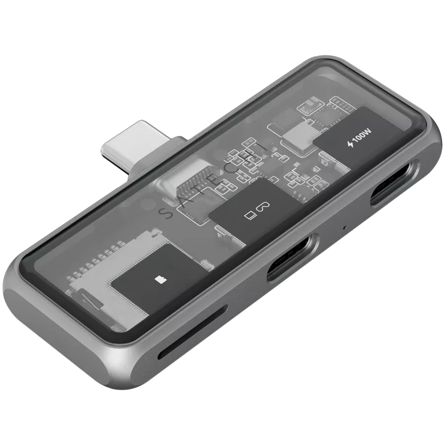 Хаб Satechi Mobile XR with microSD Reader Space Grey (ST-HXRSDM) — Зображення №2