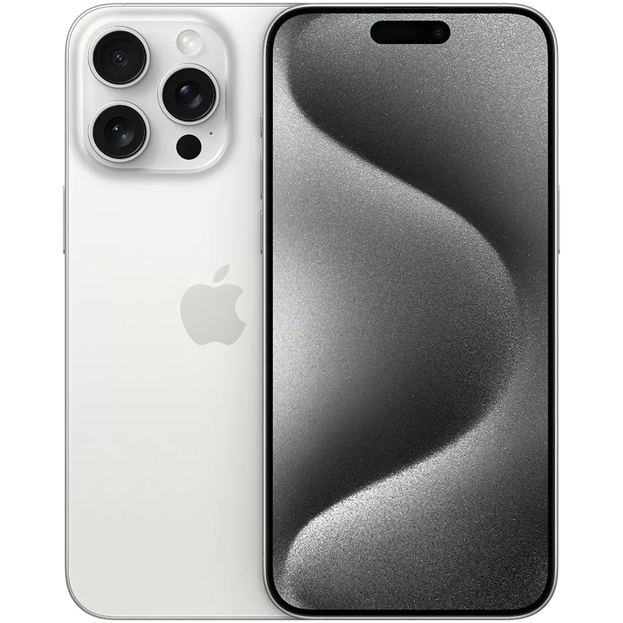 iPhone 15 Pro Max, 256 ԳԲ, White Titanium — image №1