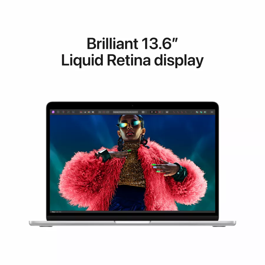 MacBook Air 13.6"  Apple M3 (8C CPU/10C GPU), 16 GB, 512 GB, Silver, EN Keyboard — Image №5