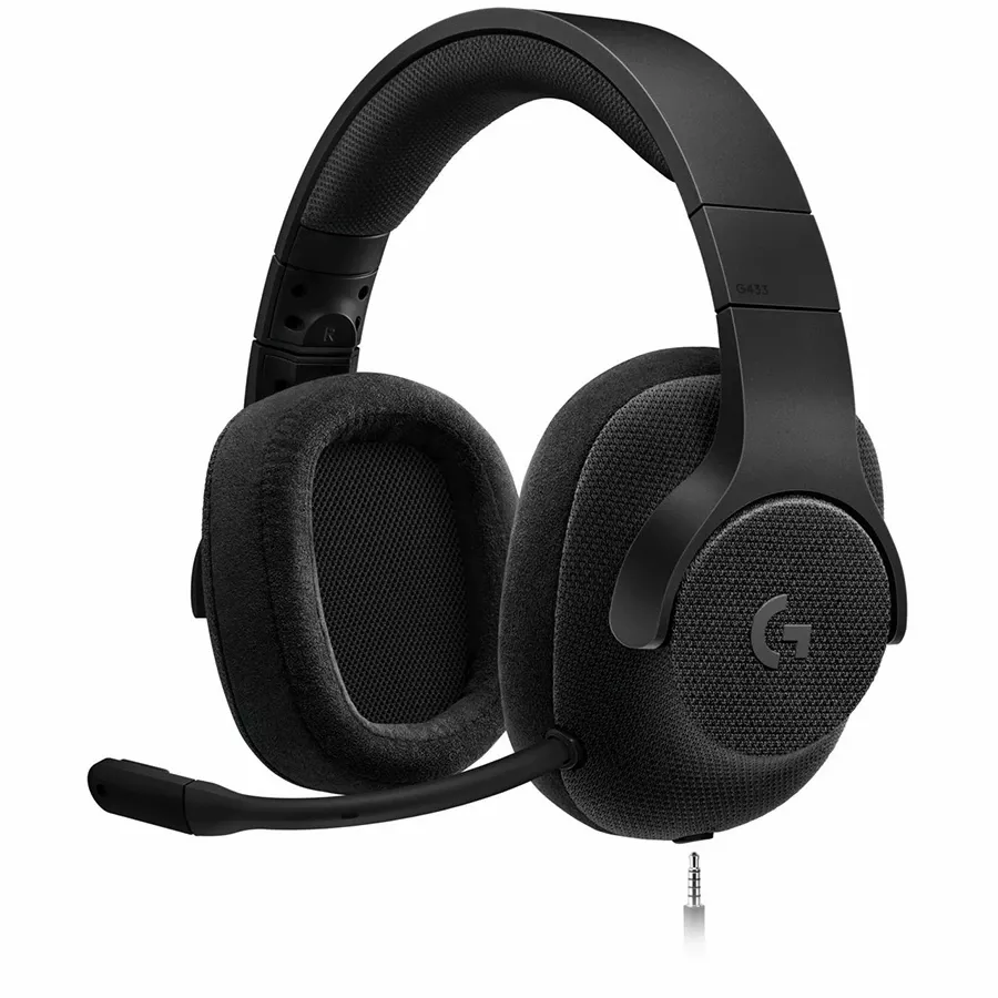 Headset LOGITECH G433 with Microphone, Black — Image №1