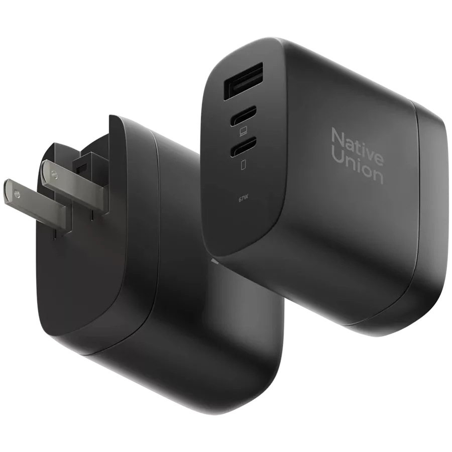 Adaptor de alimentare NATIVE UNION USB-A, USB-C, 67 W, Black — image №5