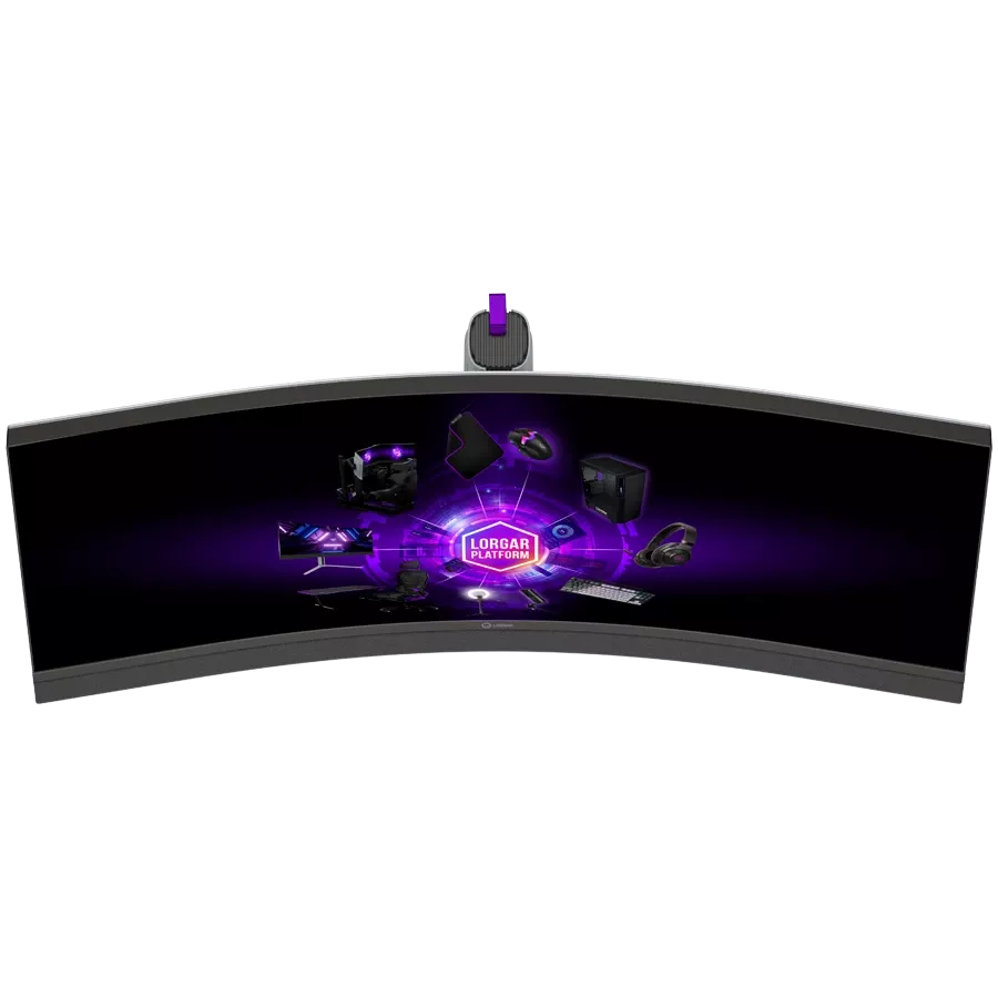 LORGAR Monitor LCD (34", 3440x1440, VA) Black/Milky Gray — Image №9