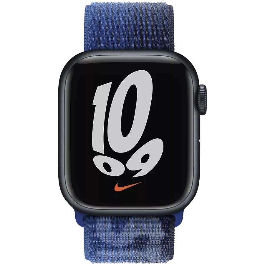 Curea APPLE Nike Sport Loop, 41mm, Game Royal/Midnight Navy — image №3