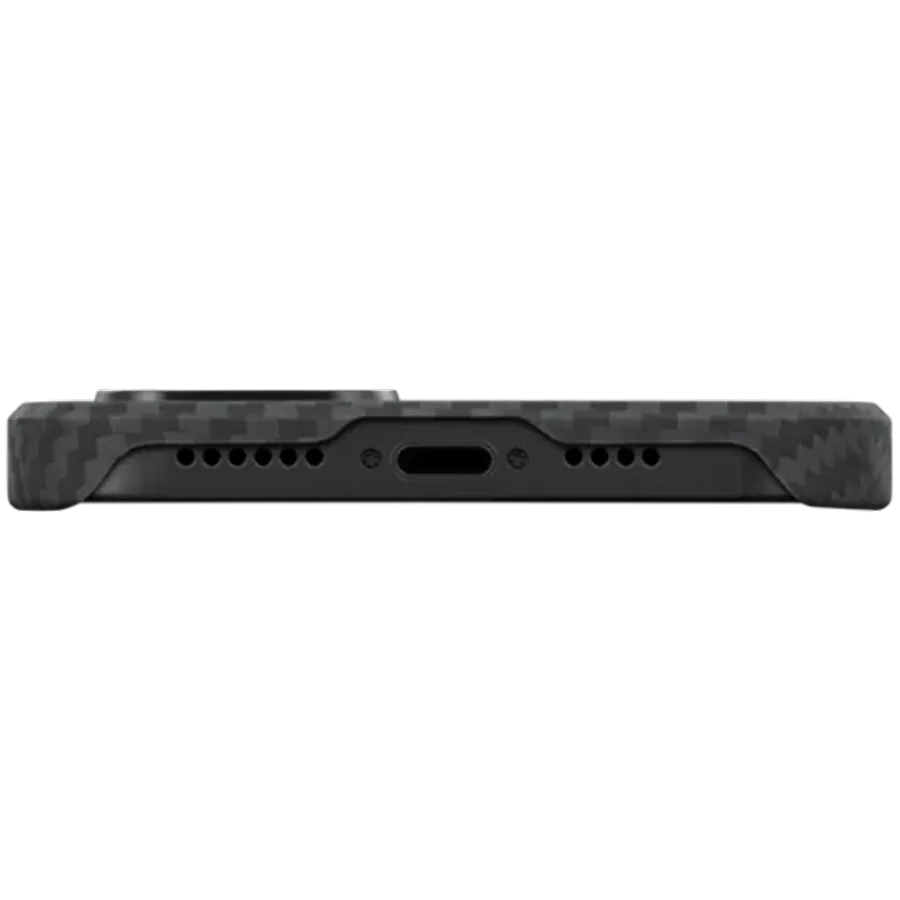 Чехол PITAKA MagEZ Case 3 с MagSafe Чёрный/Серый для iPhone 14 Plus — Изображение №4