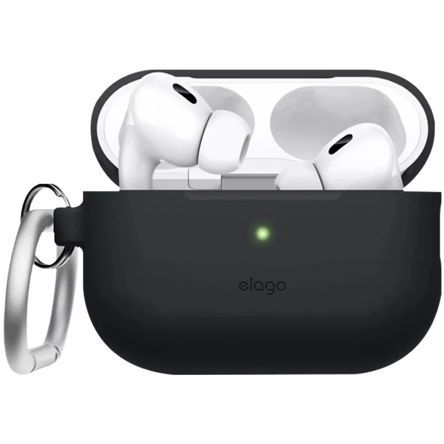 Чохол Elago Silicone Hang Case Black для Airpods Pro 2nd Gen — Зображення №1