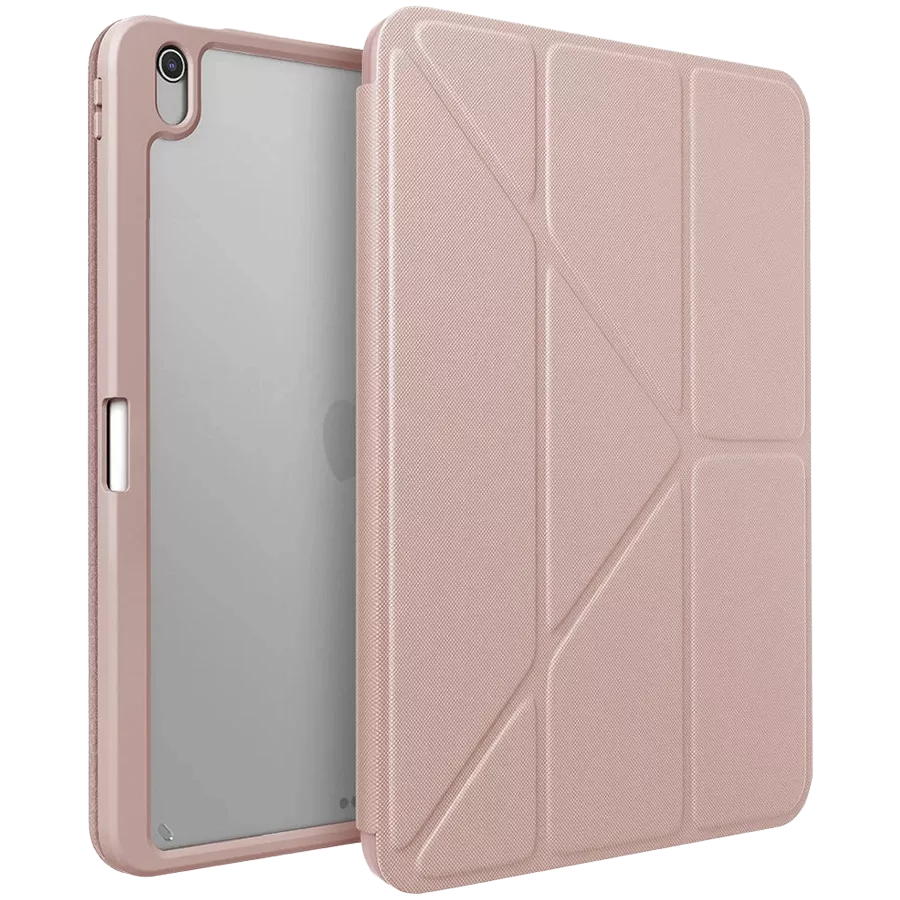 Чехол-книга UNIQ Camden Click  Розовый для iPad Air 13 (M2) — Изображение №1