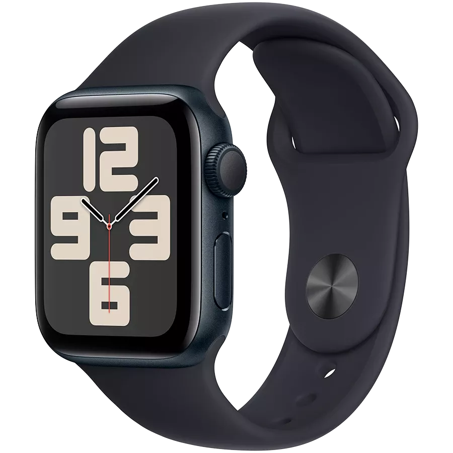Apple Watch SE GPS Gen.2 (2023), 40mm, Midnight, Midnight Sport Band, S/M — Image №1