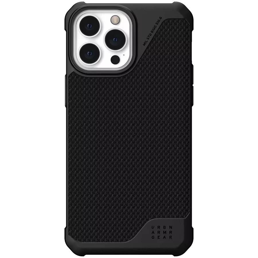 UAG Folio Case METROPOLIS FOLIO , Kevlar Black for iPhone 13 Pro Max — Image №1