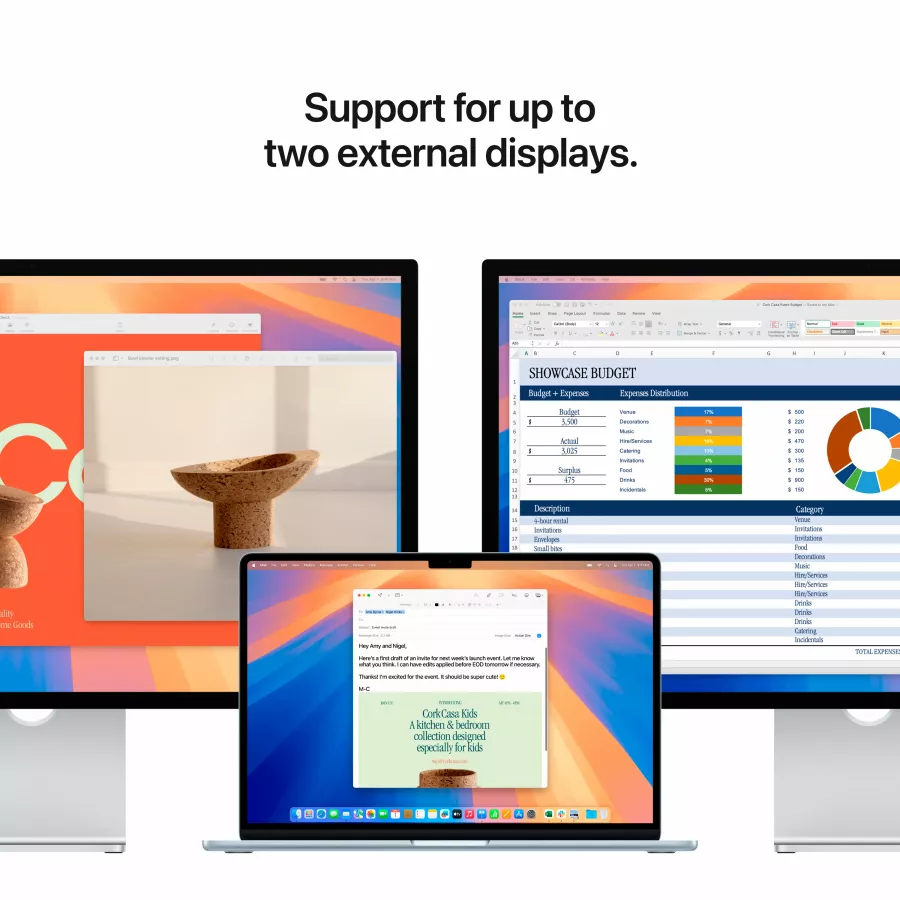 Apple MacBook Air 15.3"  Apple M4 (10C CPU/10C GPU), 16 GB, 512 GB, Starlight, 2025 — Image №10