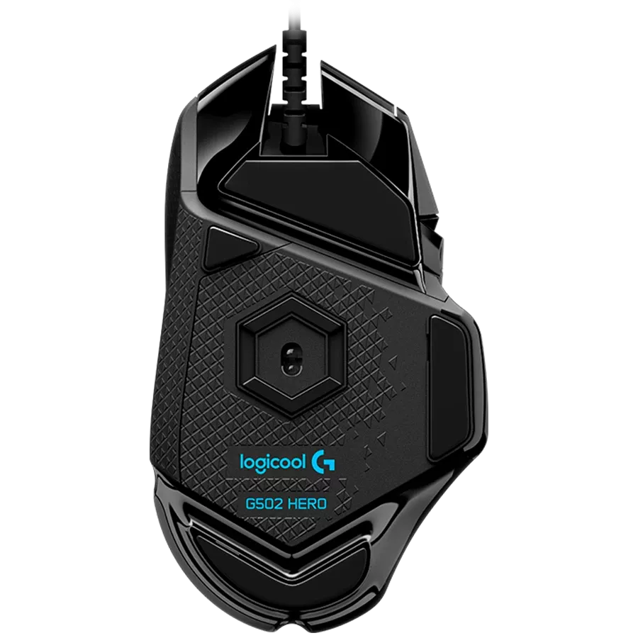 LOGITECH G502 HERO Ποντίκι παιχνιδιού, Ενσύρματο, Μαύρος — Εικών №2
