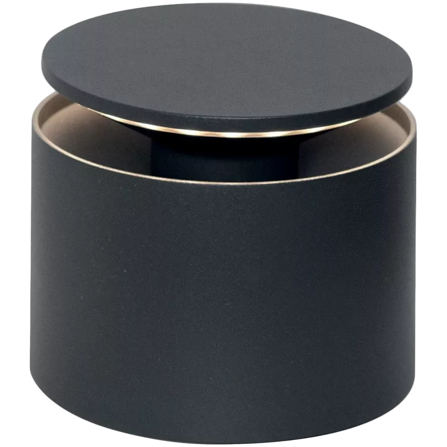 ZAFFERANO PUSH-UP PRO TABLE LAMP 120x83mm. SANDY DARK GREY 2.2WLED 105/134lm. — Image №1