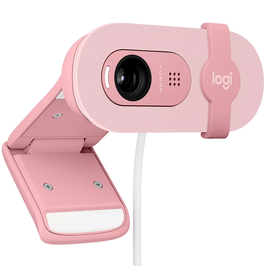 Вебкамера LOGITECH Brio 100 Full HD Webcam - ROSE - USB - EMEA28-935 (L960-001623) — Зображення №3