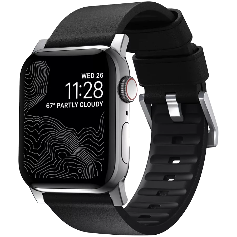 Ремешок NOMAD Active Strap Pro для Apple Watch 44/42мм Чёрный — Изображение №1