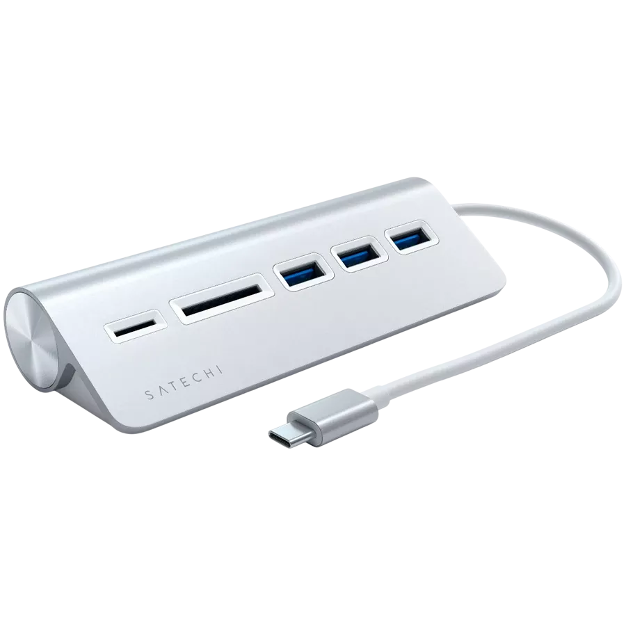 SATECHI  USB Хаб  Серебристый — image №1