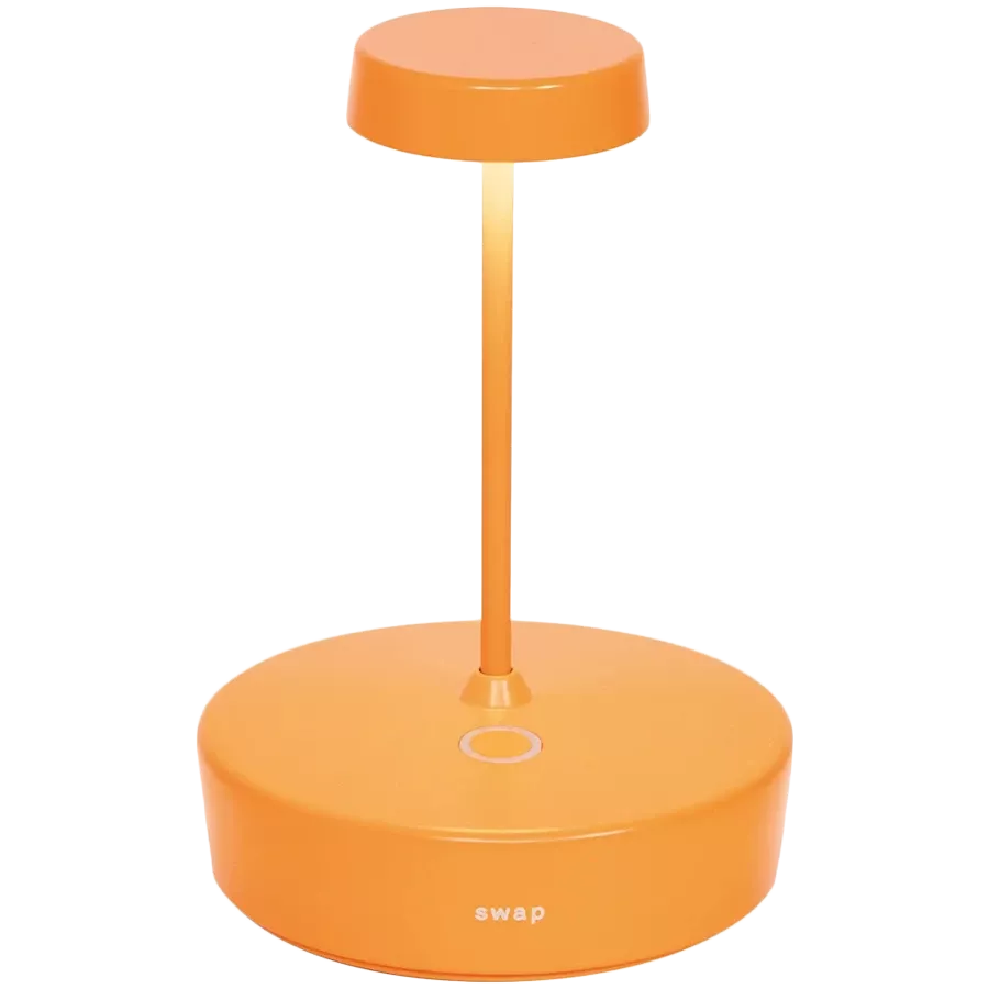 ZAFFERANO SWAP MINI TABLE LAMP 100x148mm. PAINTED MATT ORANGE 2.0W LED 183lm — Изображение №1