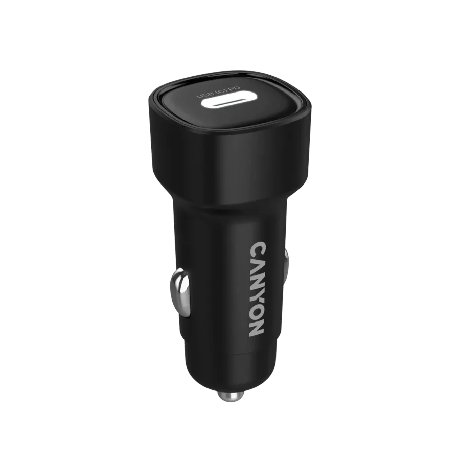 CANYON Car Adapter USB-C, 30 W, Black — Image №4