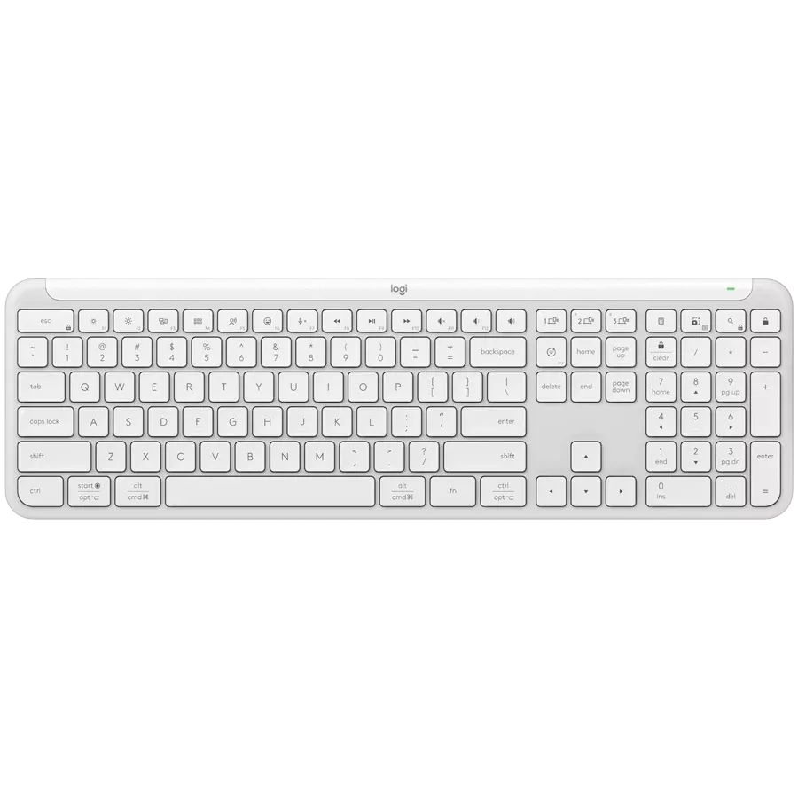 Клавиатура LOGITECH Signature Slim Wireless K950, Off-White (L920-012466) — Изображение №1