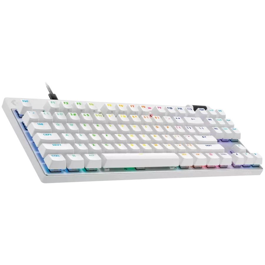 LOGITECH G PRO X TKL RAPID Πληκτρολόγιο παιχνιδιών, Ενσύρματο, Λευκό, US English — Εικών №2