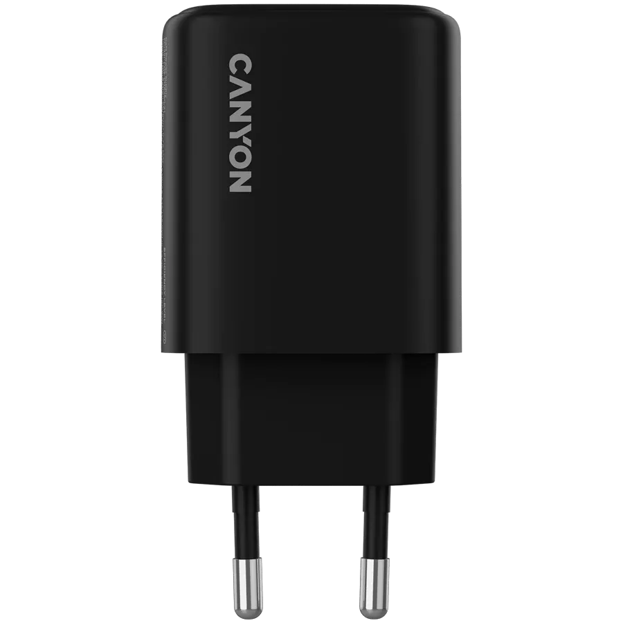 Адаптер питания CANYON OnCharge 250 QC 2*USB/USB-C, 25 Вт — Изображение №2