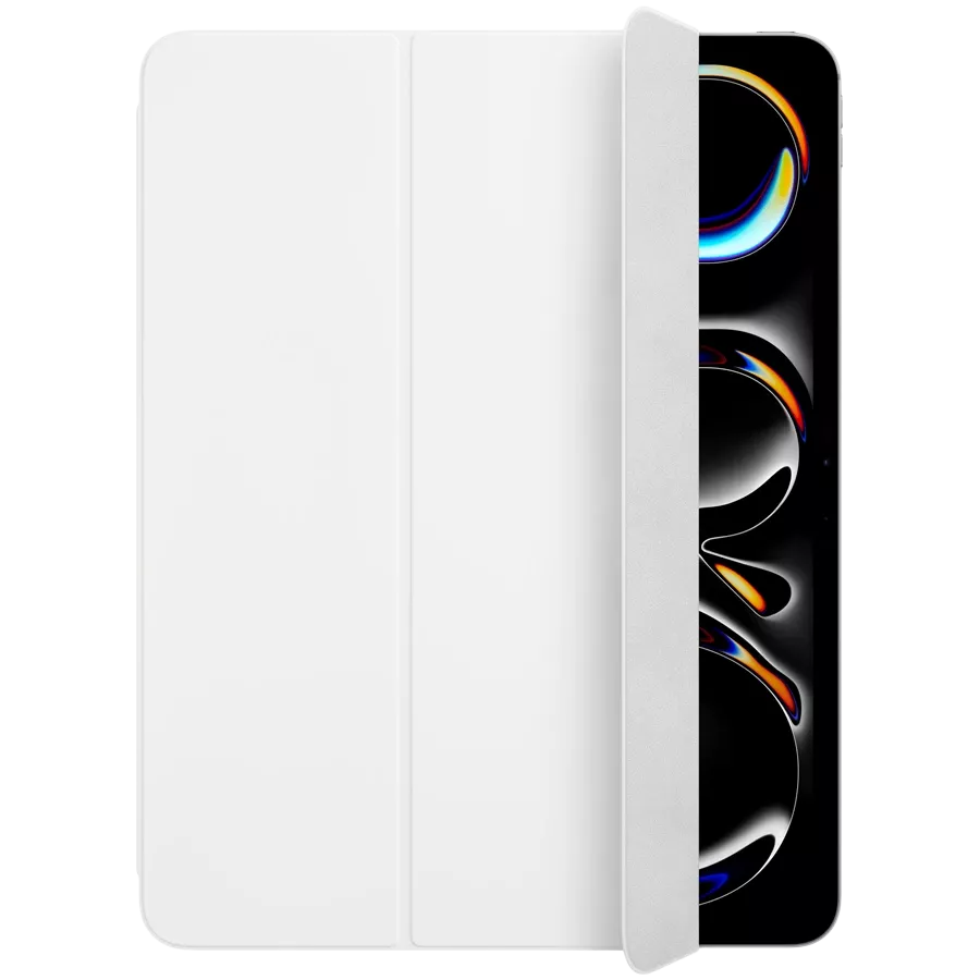 Обложка APPLE Smart Folio  Белая для iPad Pro 13 (M4) — Изображение №2