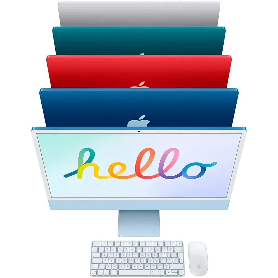 iMac 24" M1, 8C CPU 8C GPU, 16ГБ 256ГБ SSD, Синий — image №6