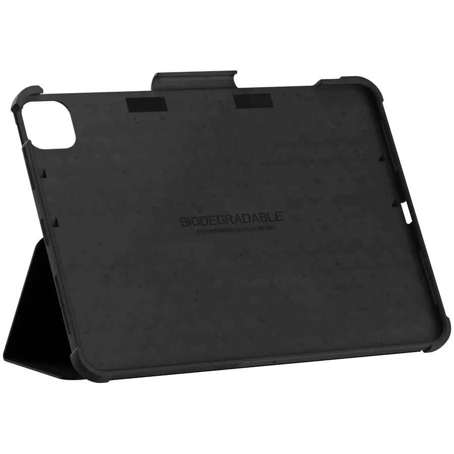 Обложка Smart Folio UAG BIODEGRADABLE OUTBACK  Чёрная для iPad Air (5-го поколения) — Изображение №5