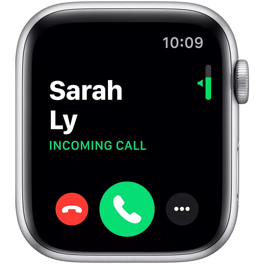 Refurbished Apple Watch Series 5 GPS, 44mm, Silver, White Sport Band, Grade B — Image №3