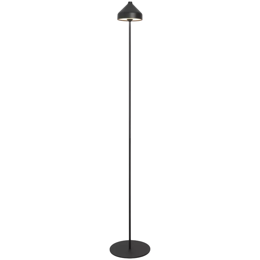 ZAFFERANO AMELIE FLOOR LAMP 200x1200mm. PAINTED MATT BLACK 3.0W LED 95-130lm. — Image №1