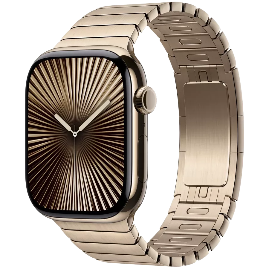 APPLE 46mm Link Bracelet Band Extension Link Bracelet Золотий за Apple Watch 44/46 mm — Зображення №2