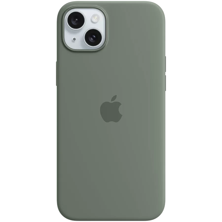 APPLE Silicone Case with MagSafe Cypress for iPhone 15 Plus — Image №1