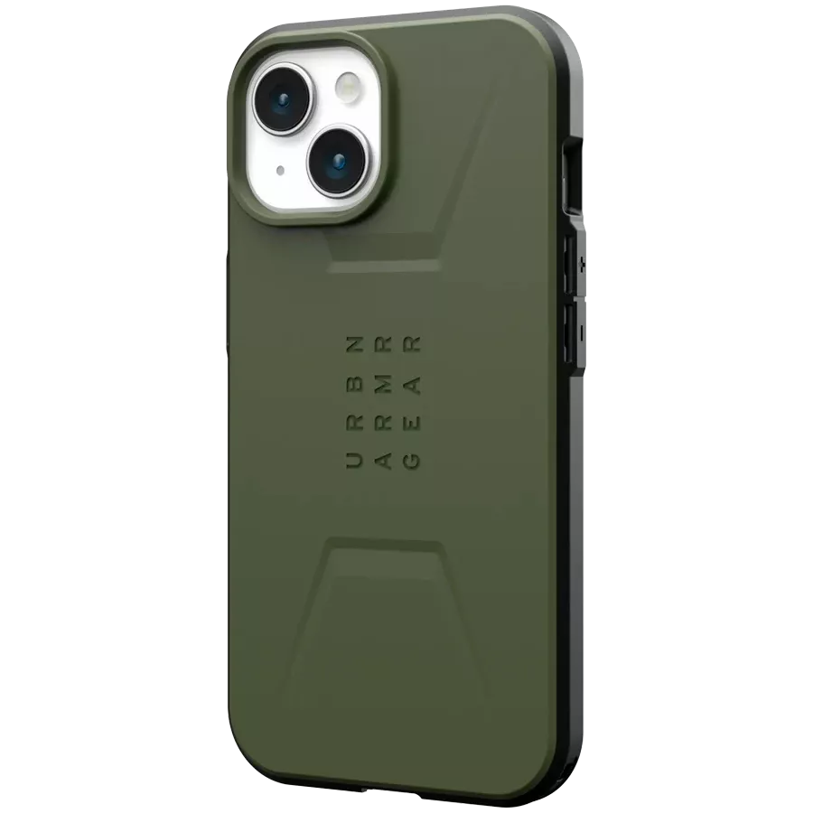 Husă UAG Civilian cu MagSafe pentru iPhone 15, Olive — image №2