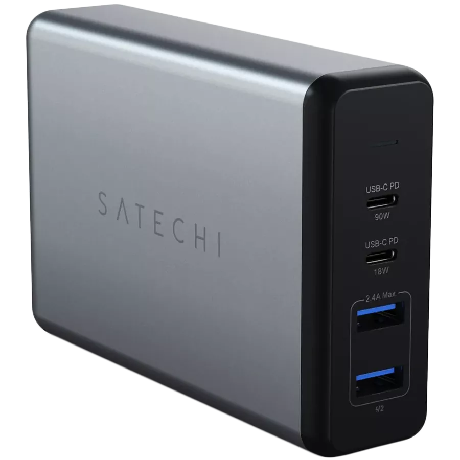 SATECHI quvvat adapteri 4*USB/USB-C 2*USB A turi, 2*USB C turi, 108 Vt — Изображение №1
