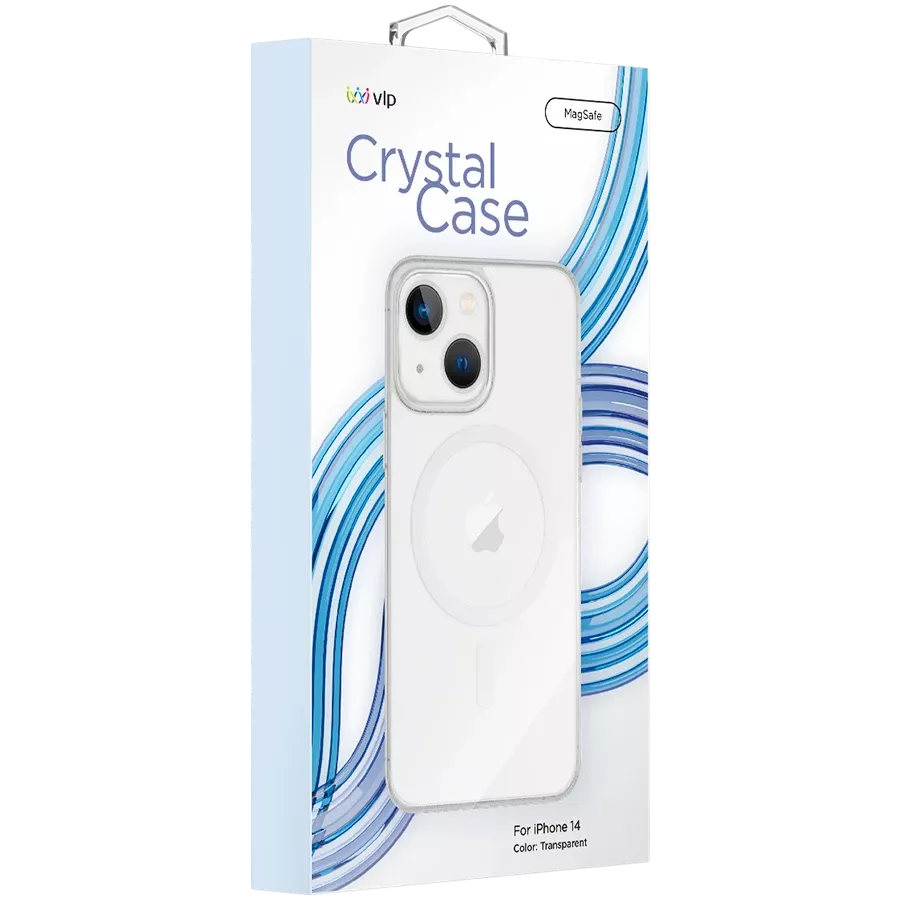 VLP Чехол Crystal case с MagSafe Прозрачный для iPhone 14 — image №2