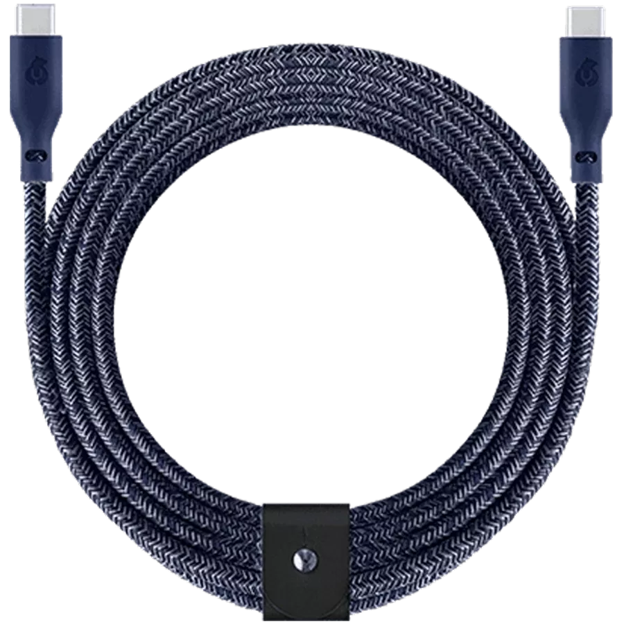 UBEAR Кабель USB-C, Синий, 2.4м — image №1