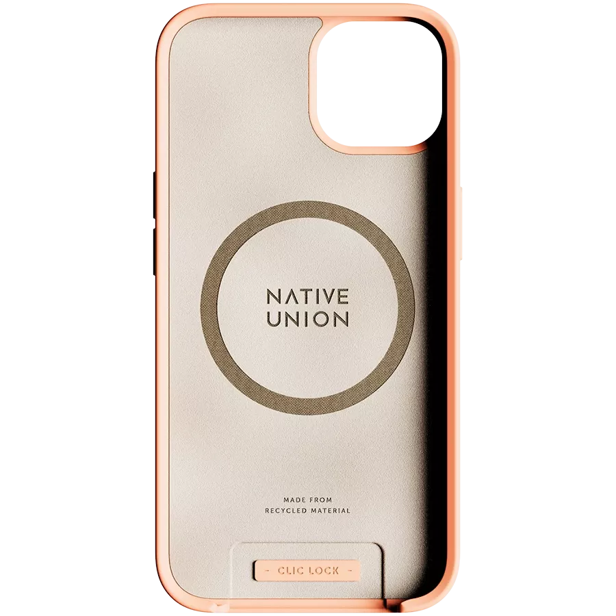 NATIVE UNION Чехол CLIC POP с MagSafe Сочный персик для iPhone 13 — image №3