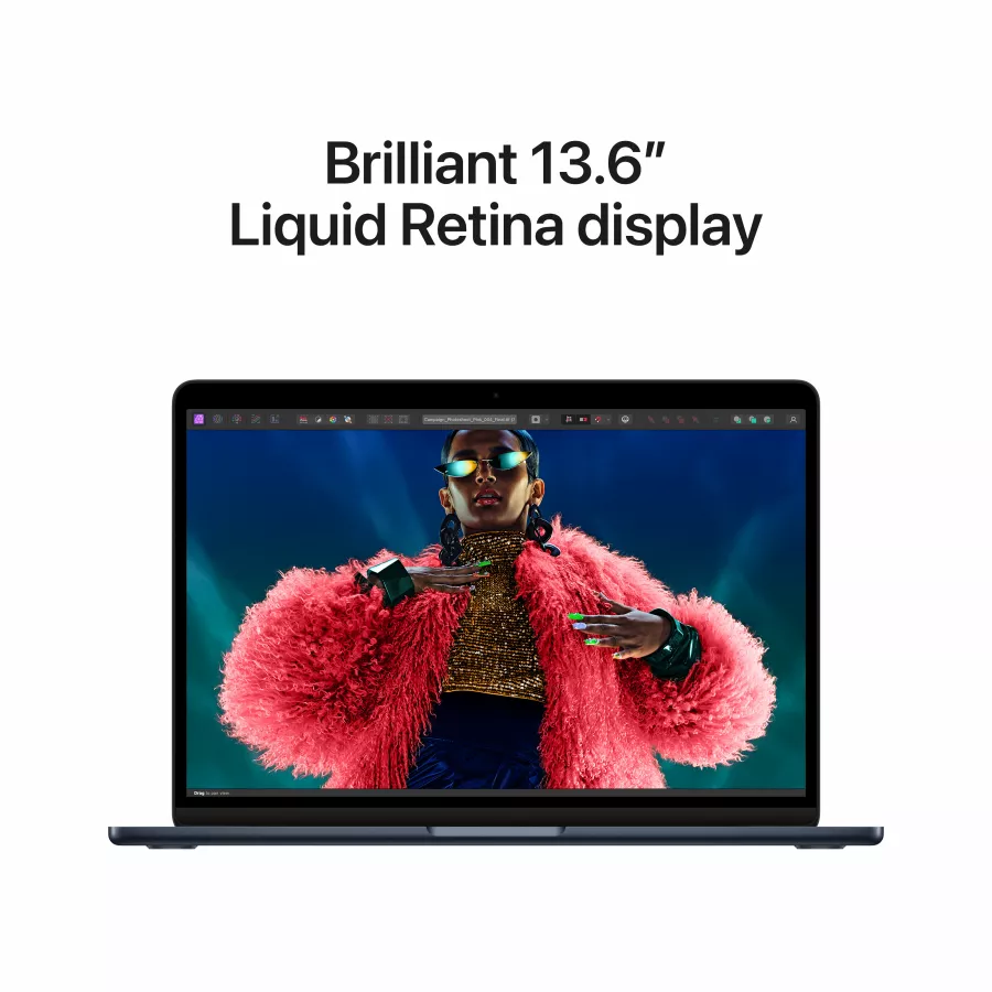 MacBook Air 13.6"  M3 (8C CPU/8C GPU), 8 GB, 256 GB, Midnight — Image №5