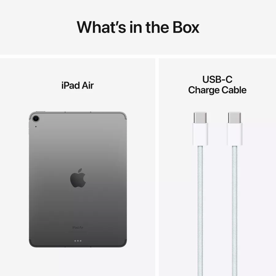 iPad Air 11 (M2), 128 GB, Wi-Fi+4G, Space Gray — Image №9
