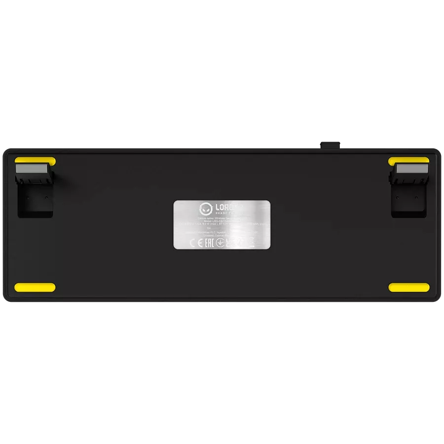 LORGAR KBP70MW Gaming Keyboard, Wireless, Yellow, EN — Image №9