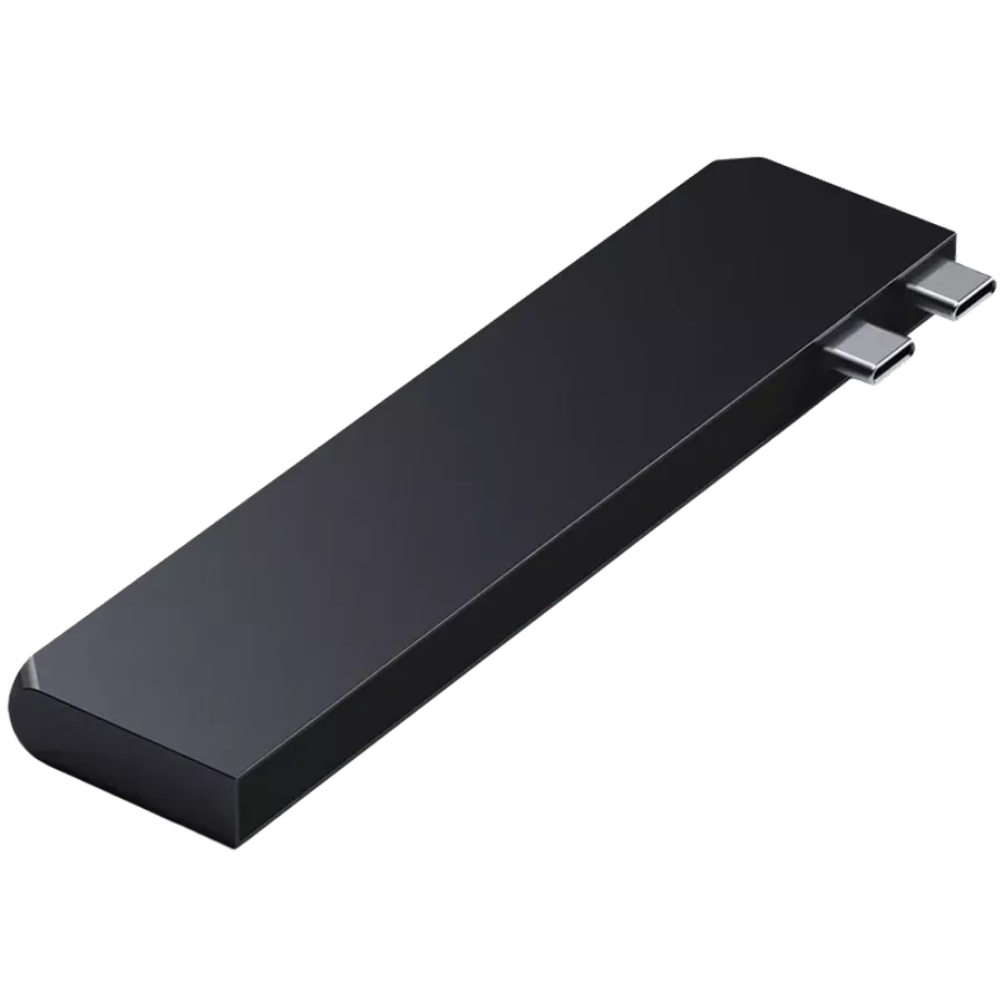 Адаптер Satechi Aluminum USB-C Pro Hub Slim Adapter Midnight (ST-HUCPHSD) — Изображение №1