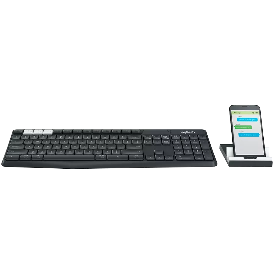 Беспроводная клавиатура с подставкой в комплекте K375s MULTI-DEVICE — Изображение №2