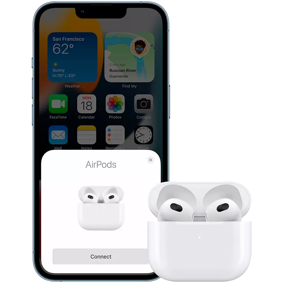 Apple  AirPods 3-rd Generation MagSafe with Wireless Charge, White — Image №6