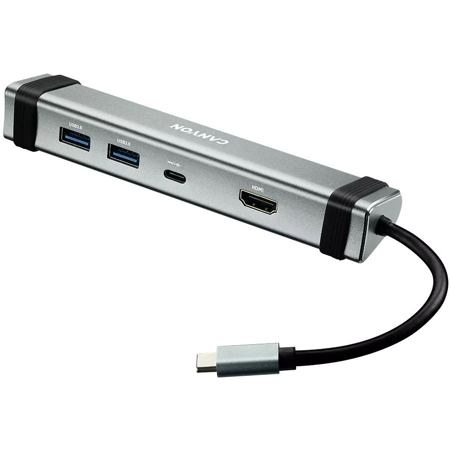 Мультипортова док-станція 4в1 USB Type C DS-3 (CNS-TDS03DG) — Зображення №2