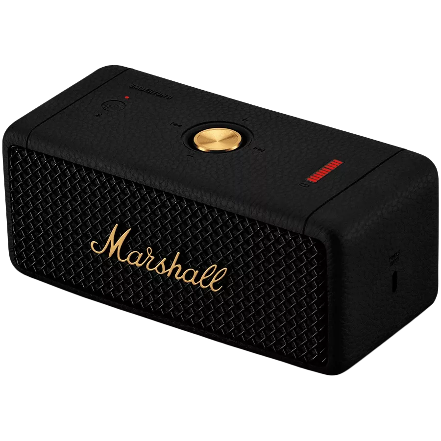 Портативна акустична система MARSHALL Emberton II Black and Brass — Зображення №2
