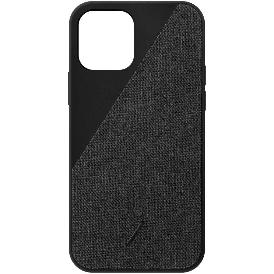 NATIVE UNION Чехол CLIC CANVAS  Чёрный для iPhone 12 mini — image №1