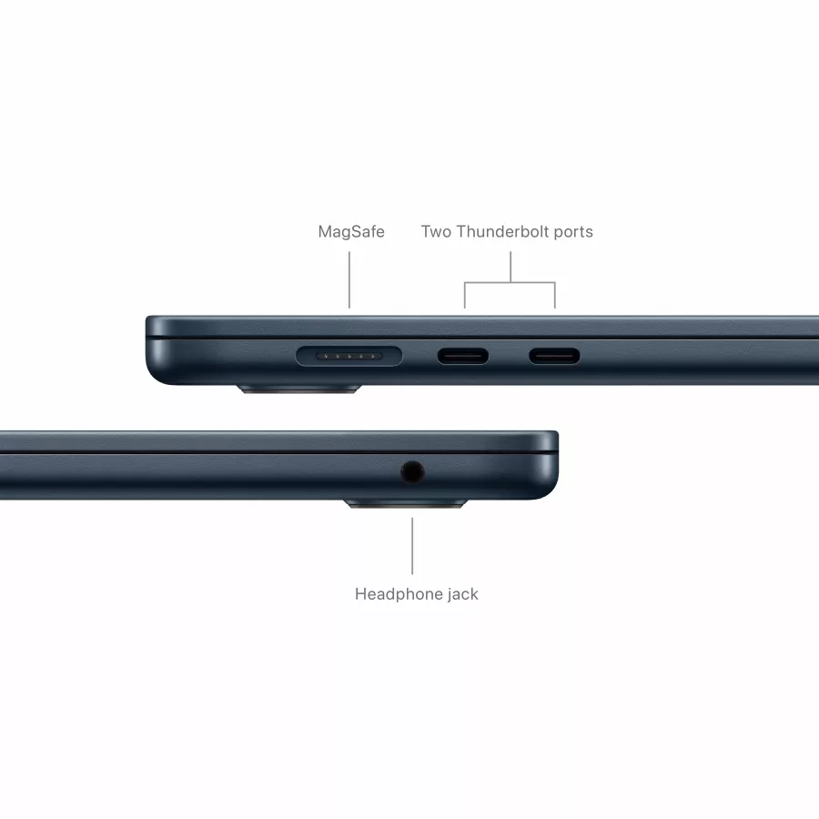 Apple MacBook Air 15.3"  Apple M3 (8C CPU/10C GPU), 16 GB, 512 GB, Midnight — Image №7